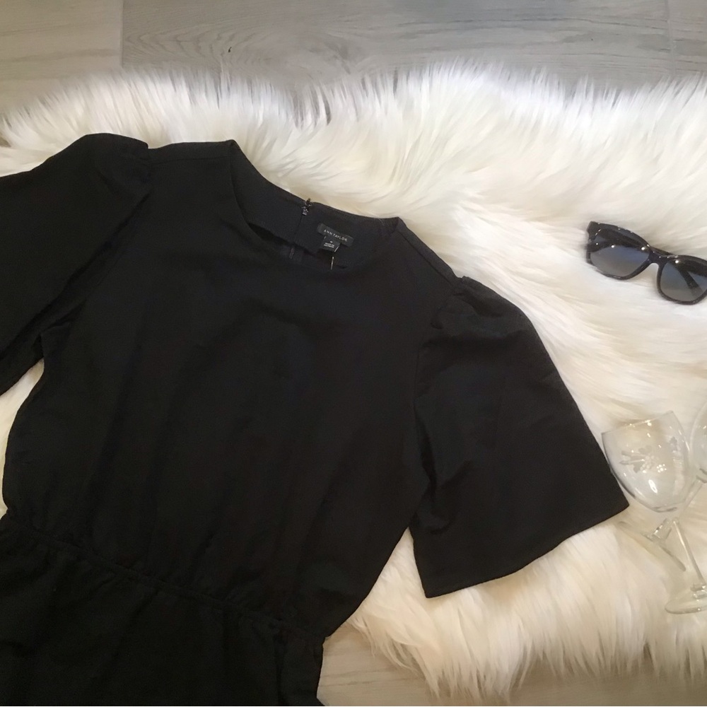 Ann Taylor Chic Black Blouse